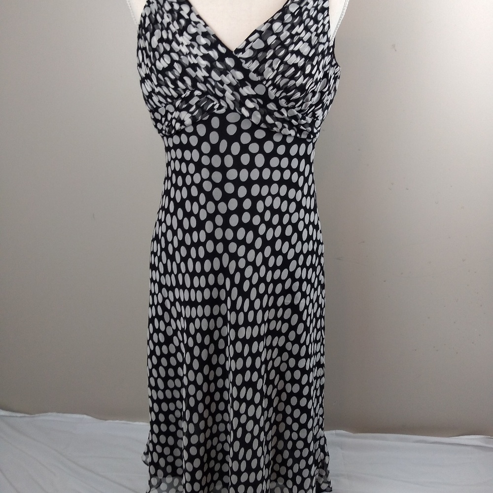 Adrianna papell polka dot dress size 10